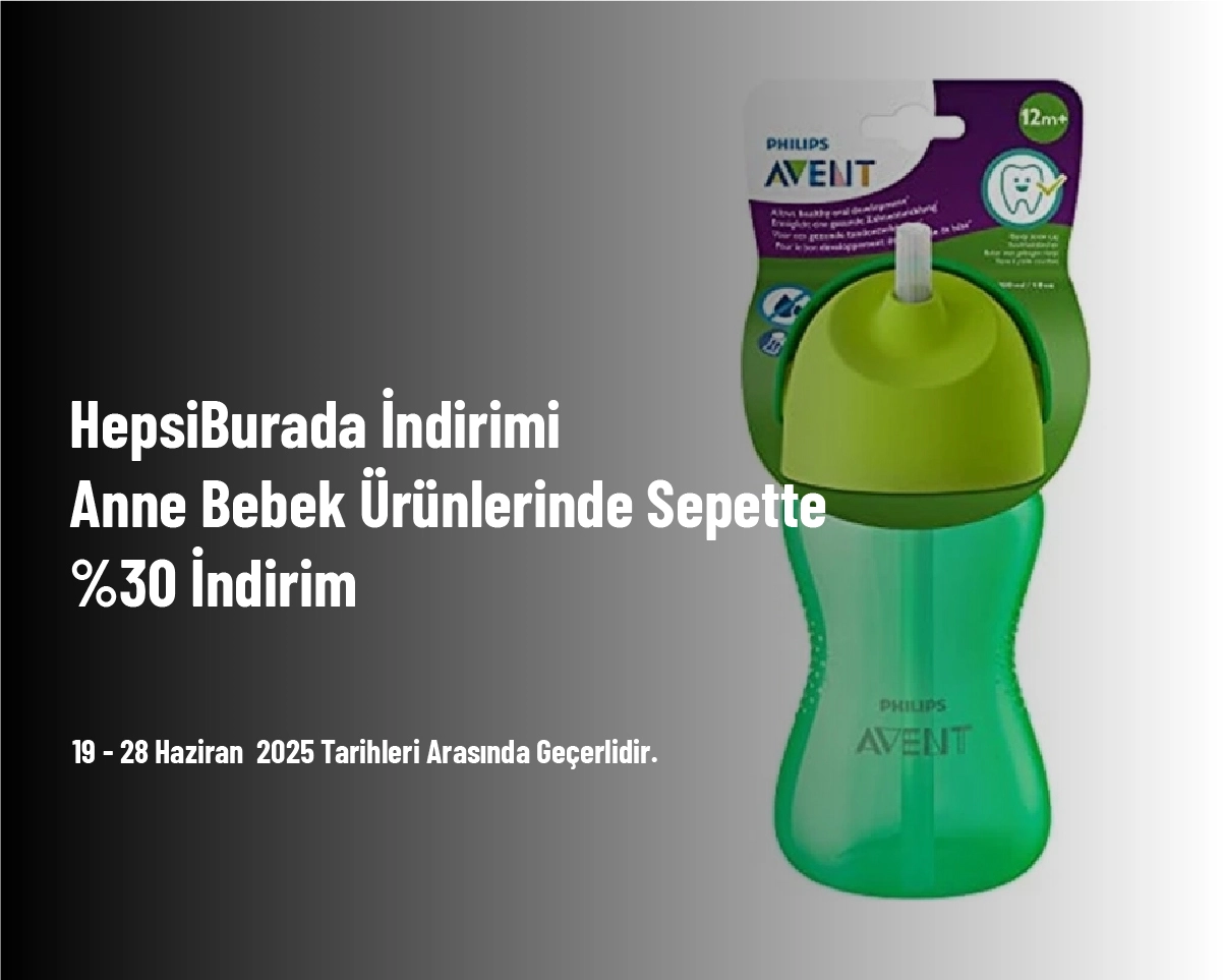 HepsiBurada İndirimi - Anne Bebek Ürünlerinde Sepette %30 İndirim HepsiBurada İndirimi - Anne Bebek Ürünlerinde Sepette %30 İndirim