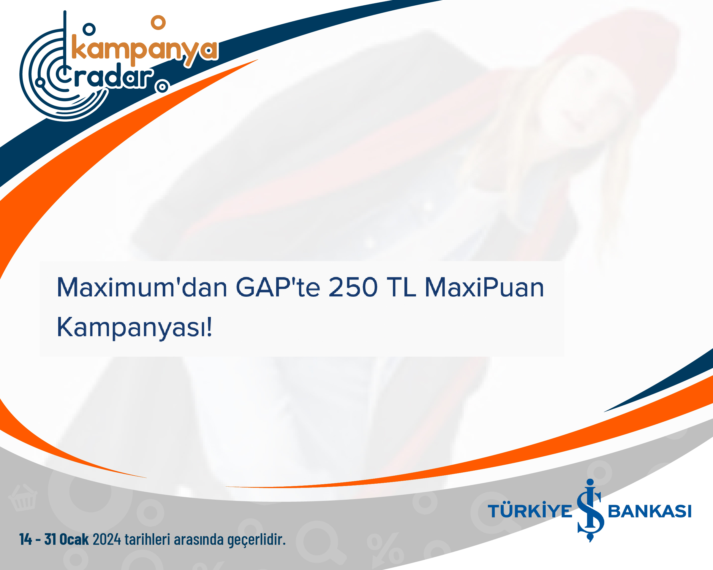 Maximum'dan GAP'te 250 TL MaxiPuan Kampanyası!