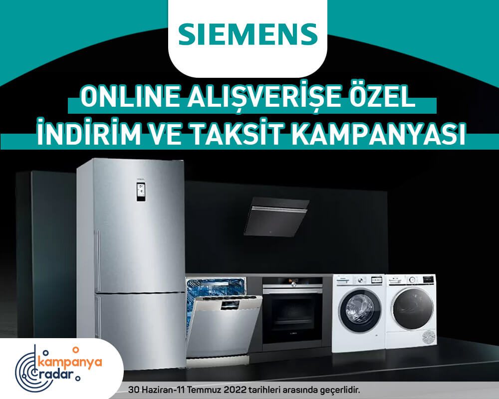 Siemens online alışverişe özel indirim ve taksit kampanyası