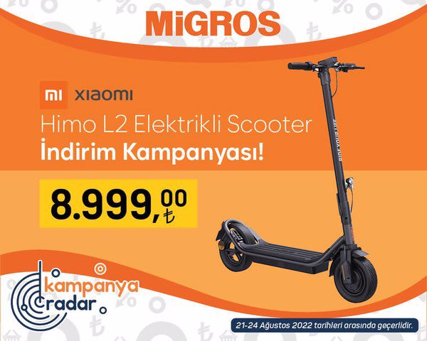 Migros Himo L2 elektrikli scooter indirim kampanyası! Scooter almadan önce nelere dikkat edilmeli?