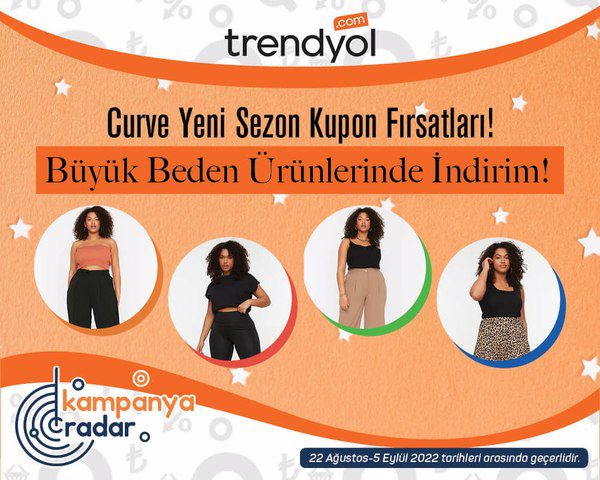 Trendyol Curve yeni sezon kupon fırsatları! Büyük beden ürünlerinde indirim