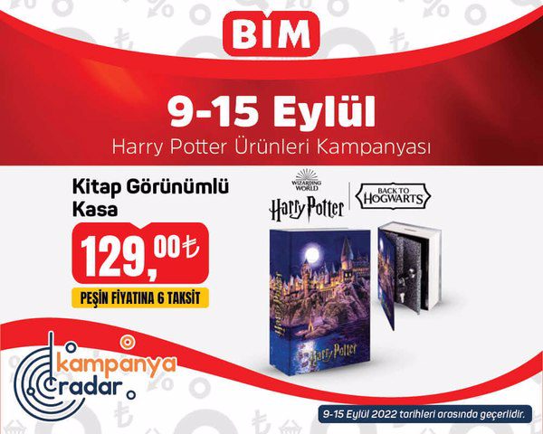 Bim 9 Eylül kataloğunda kaçırılmayacak Harry Potter ürünleri