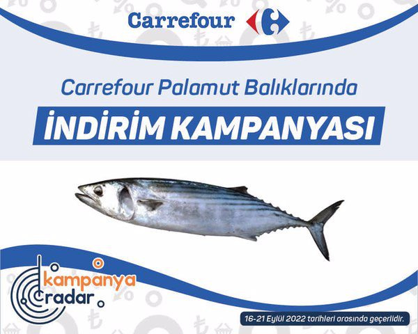 Carrefour palamut balıklarında indirim kampanyası