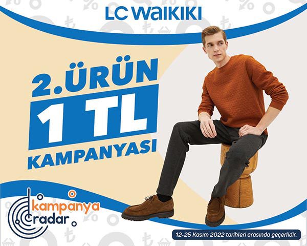 LC Waikiki 2. ürün 1 TL kampanyası