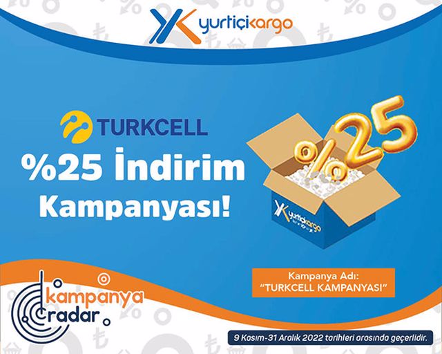 Yurtiçi Kargo ile Turkcell özel indirim kampanyası
