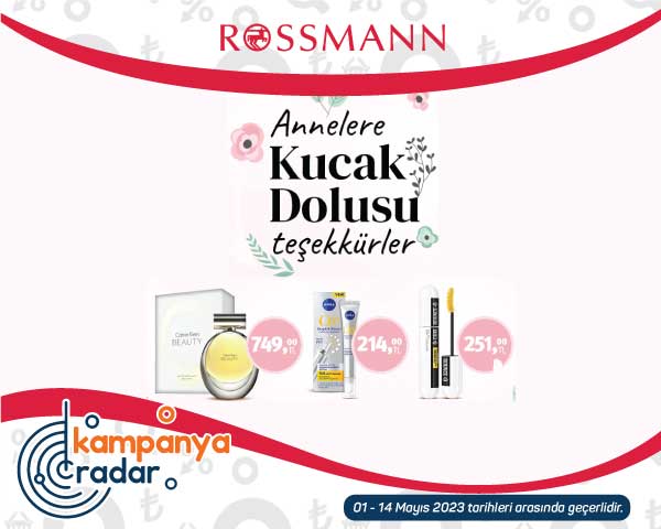 Rossmann'da Anneler günü kampanyası