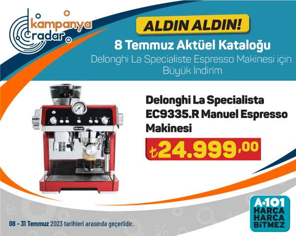 A101’de Delonghi La Specialiste Espresso makinesi için büyük indirim