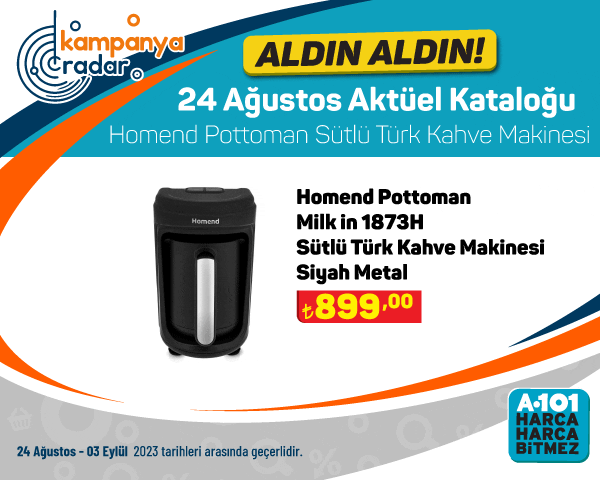 A101 Homend Pottoman sütlü Türk kahve makinesi: Fiyatı, özellikleri ve yorumları
