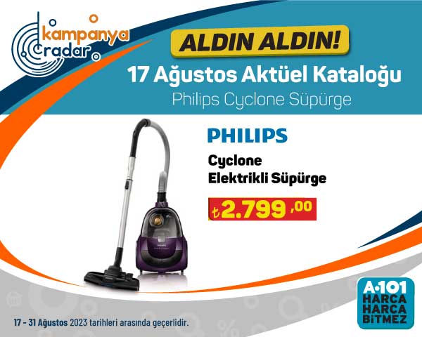 A101’de Philips elektrikli süpürge kampanyası
