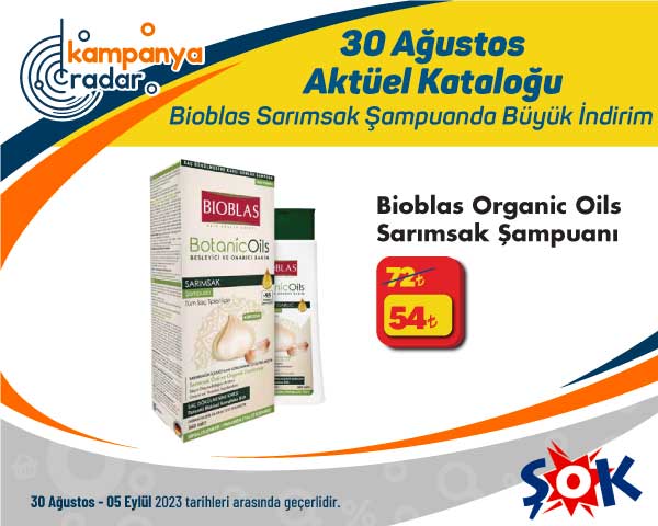 Şok markette Bioblas sarımsak şampuanda büyük indirim! Fiyatı ve yorumlar