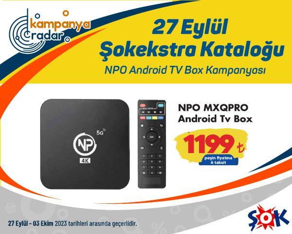 Şok’ta NPO Android TV Box kampanyası