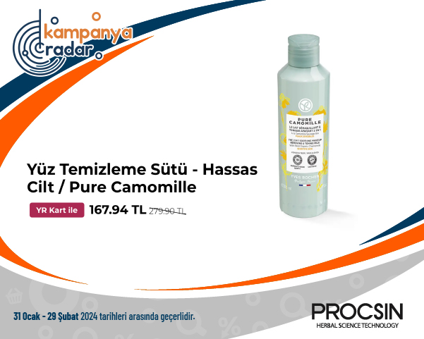 Yvesrocher Yüz Temizleme Sütü - Hassas Cilt / Pure Camomille Yvesrocher Yüz Temizleme Sütü - Hassas Cilt / Pure Camomille