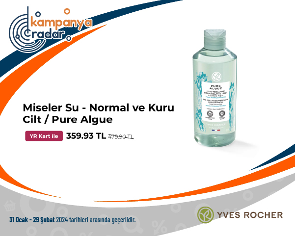 Yvesrocher Miseler Su - Normal ve Kuru Cilt / Pure Algue Yvesrocher Miseler Su - Normal ve Kuru Cilt / Pure Algue