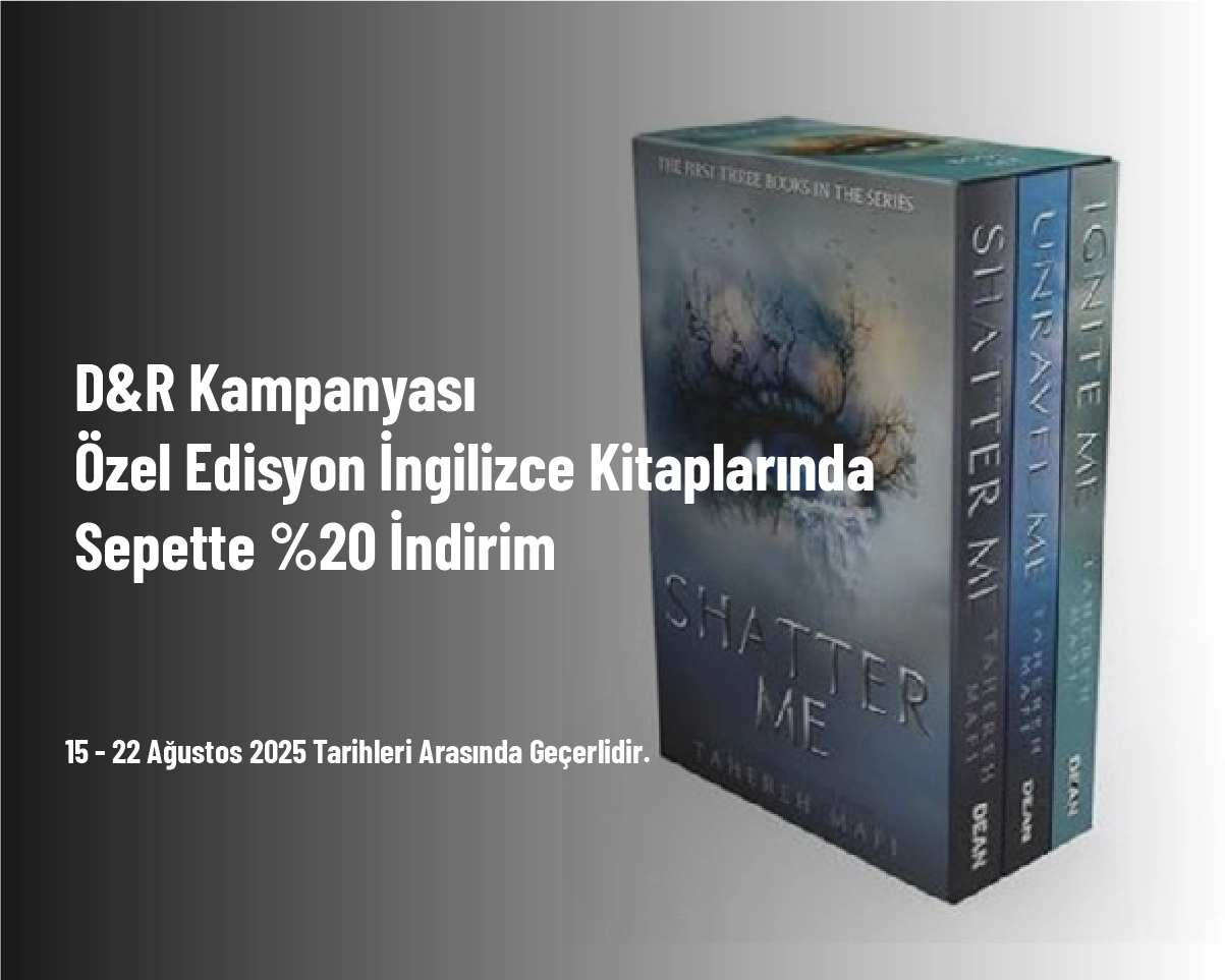 D&R Kampanyası - Özel Edisyon İngilizce Kitaplarında Sepette %20 İndirim