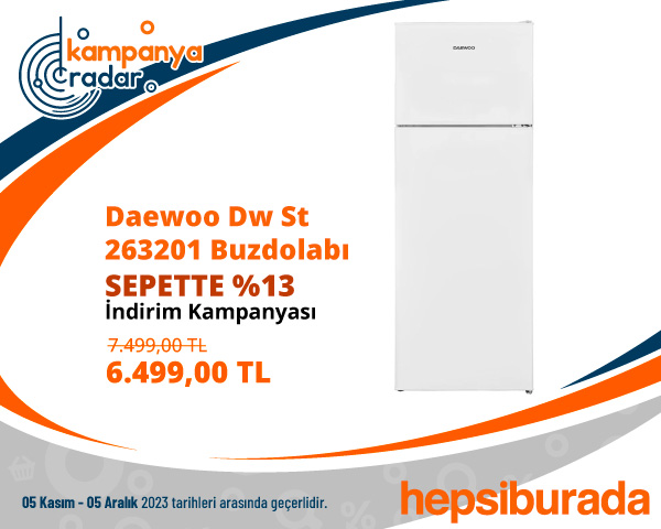 Daewoo Dw St 263201 Buzdolabı Kampanya İndirimi