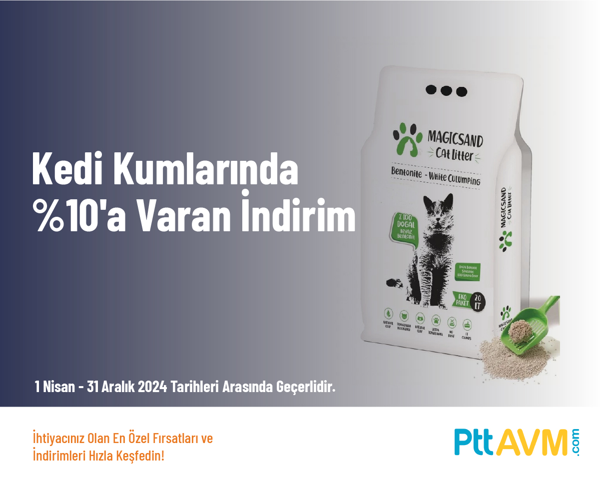 Kedi Kumlarında %10'a Varan İndirim