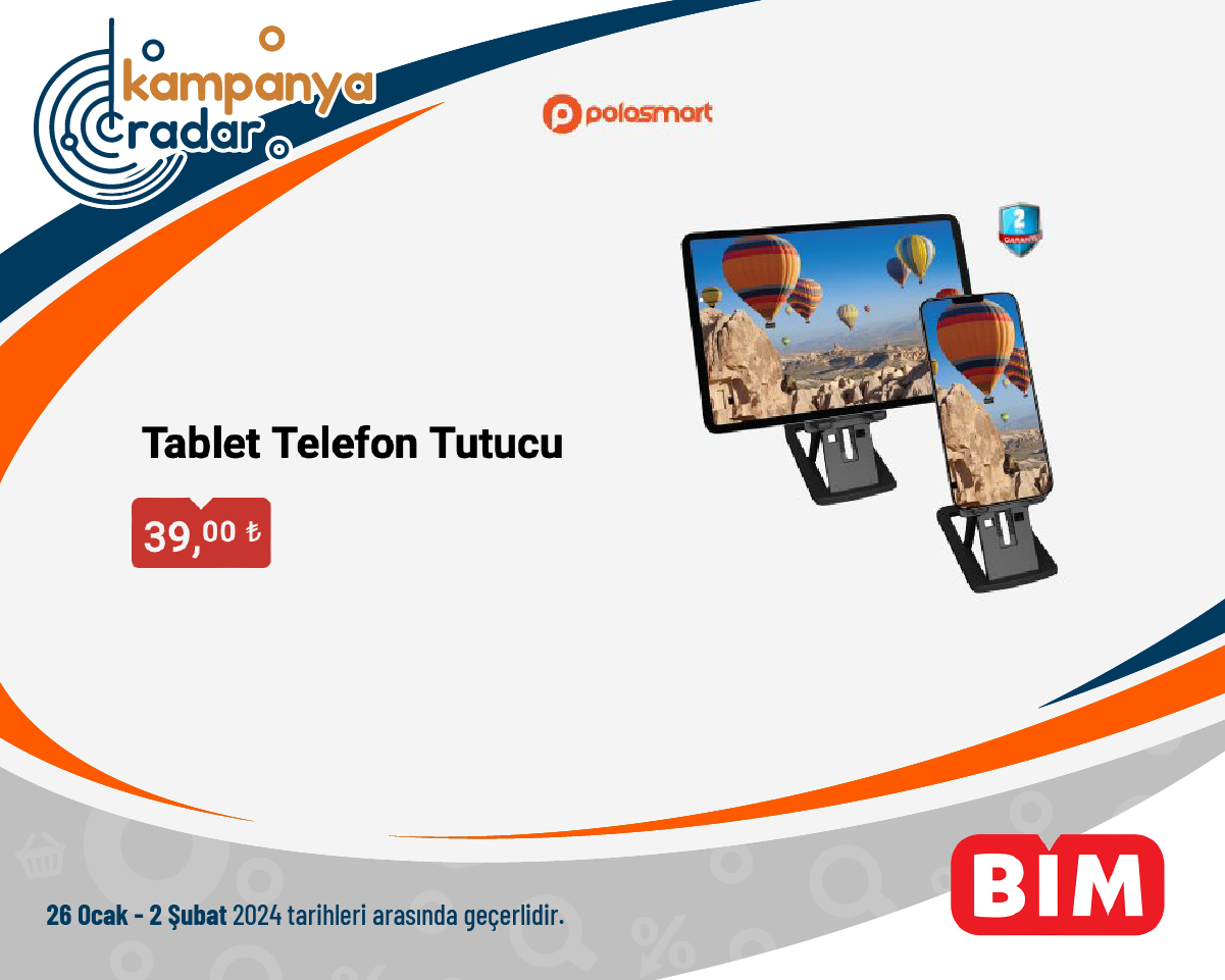 Bim Aktüel Tablet Telefon Tutucu Bim Aktüel Tablet Telefon Tutucu