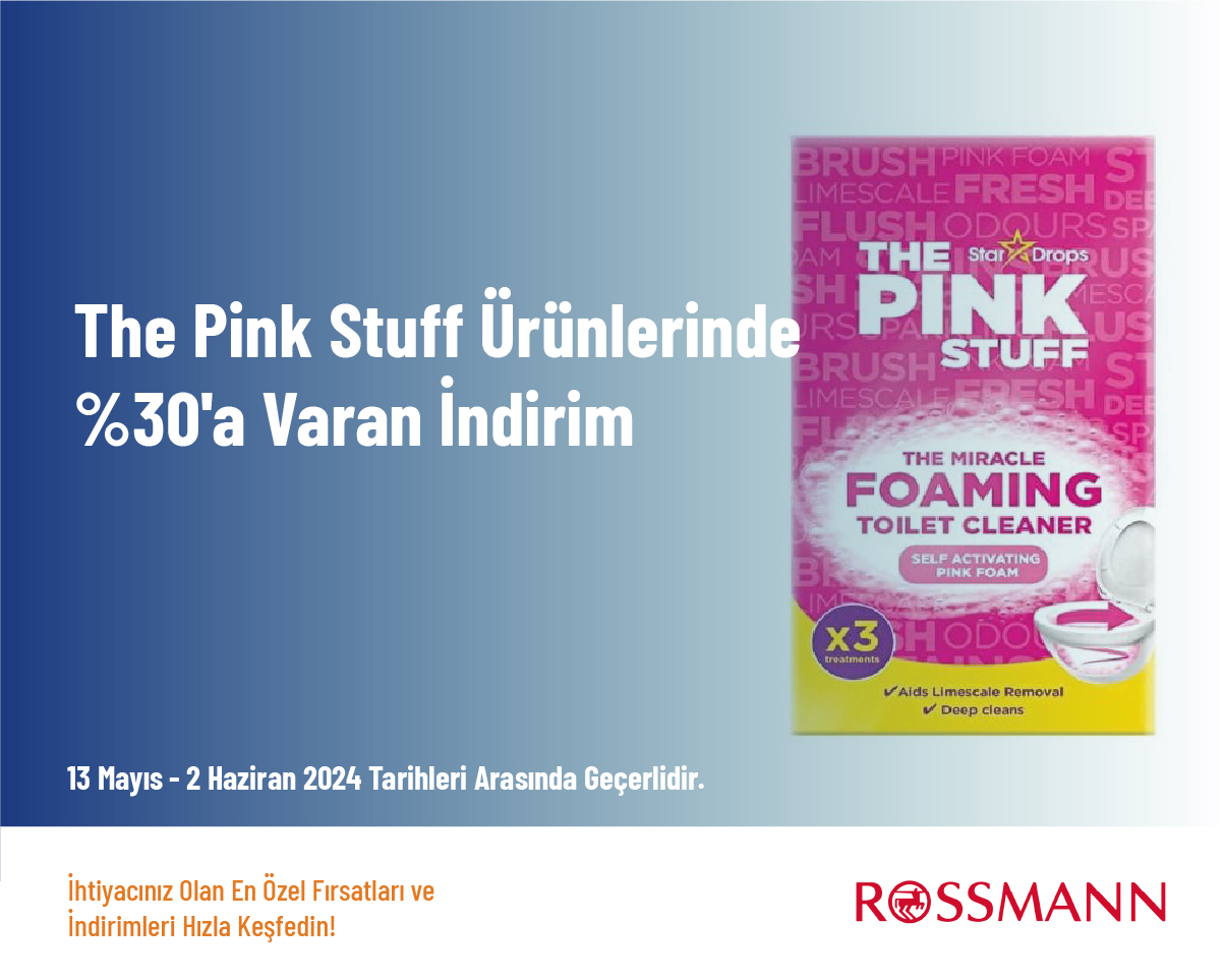 The Pink Stuff Ürünlerinde %30'a Varan İndirim