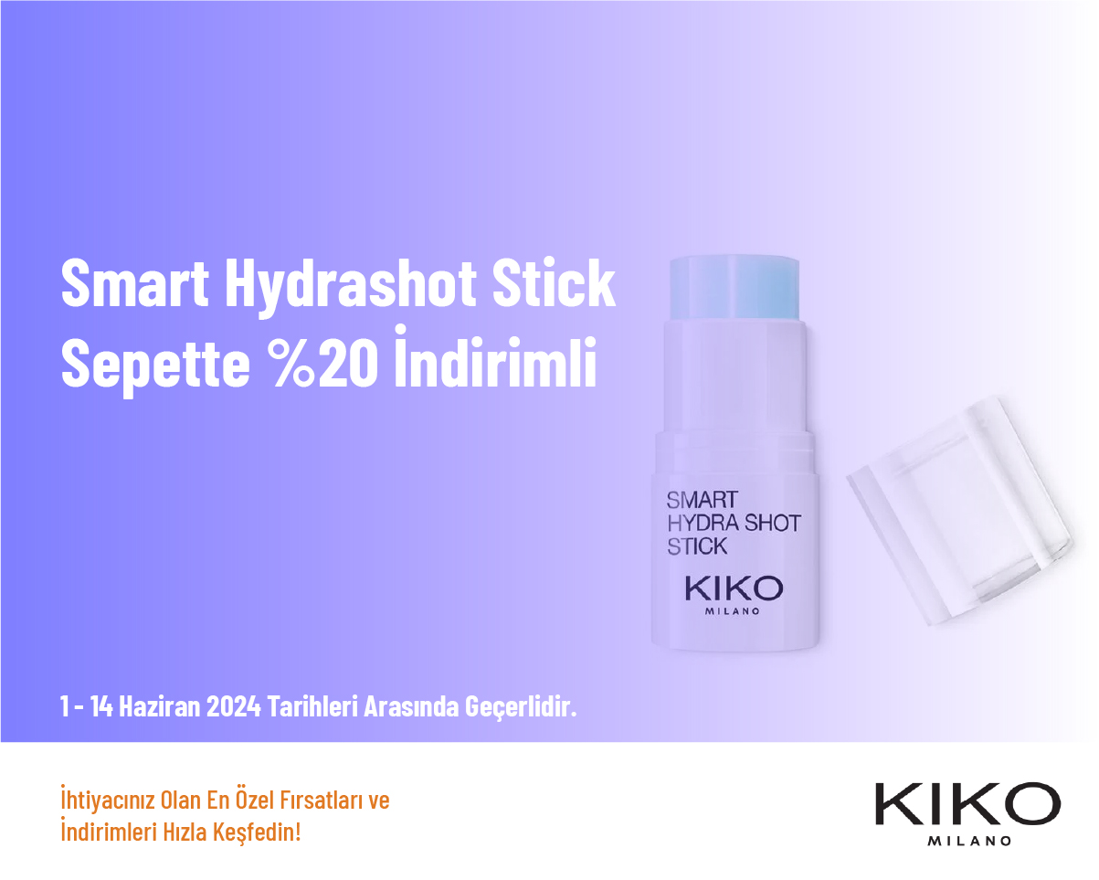 Smart Hydrashot Stick Sepette %20 İndirimli