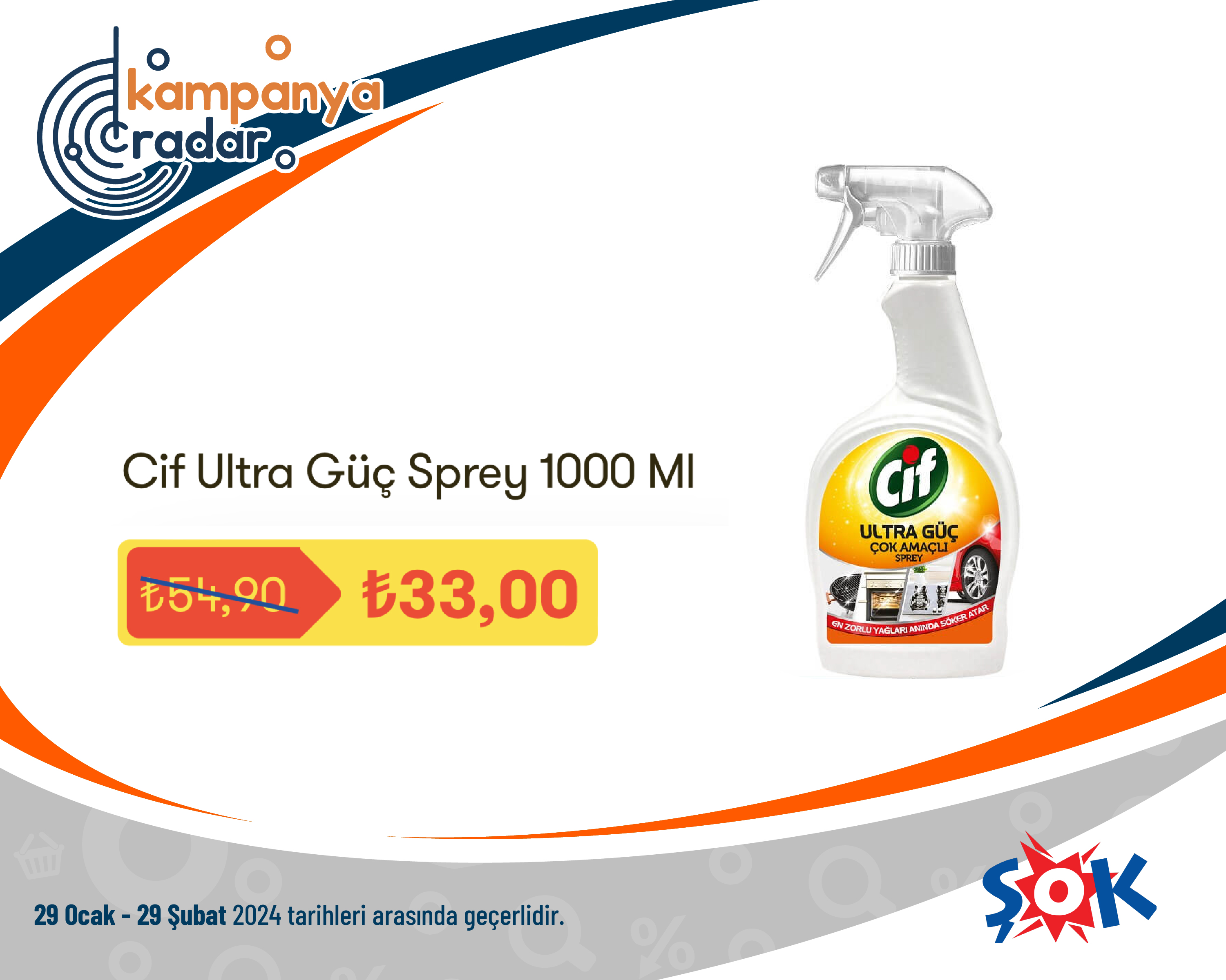 Sokmarket Cif Ultra Güç Sprey Sokmarket Cif Ultra Güç Sprey