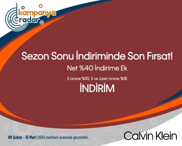 Net %40 sezon sonu indirimine ek 2 ürüne %10, 3 ve üzeri ürüne %15 indirim