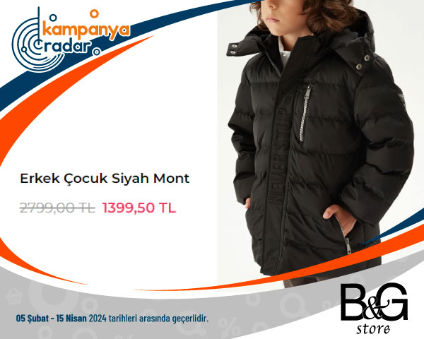  B&G Store Erkek Çocuk Mont