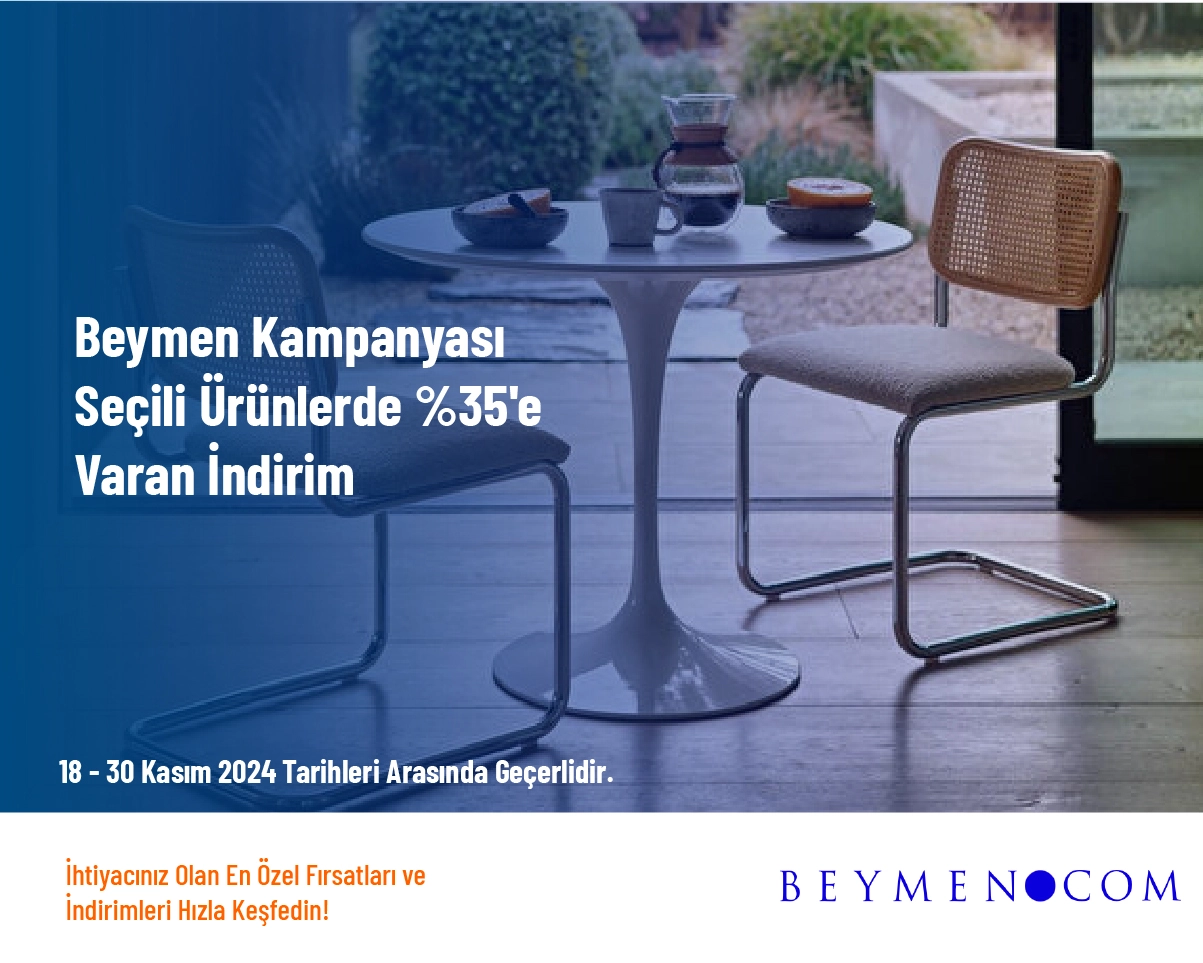 Beymen Kampanyası - Seçili Ürünlerde %35'e Varan İndirim