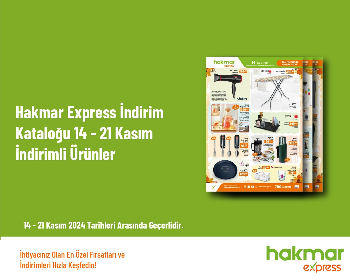 Hakmar Express İndirim Kataloğu - 14 - 21 Kasım İndirimli Ürünler