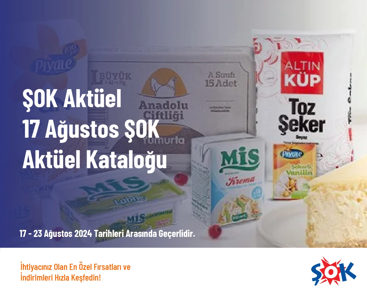 ŞOK Aktüel - 17 Ağustos ŞOK Aktüel Kataloğu