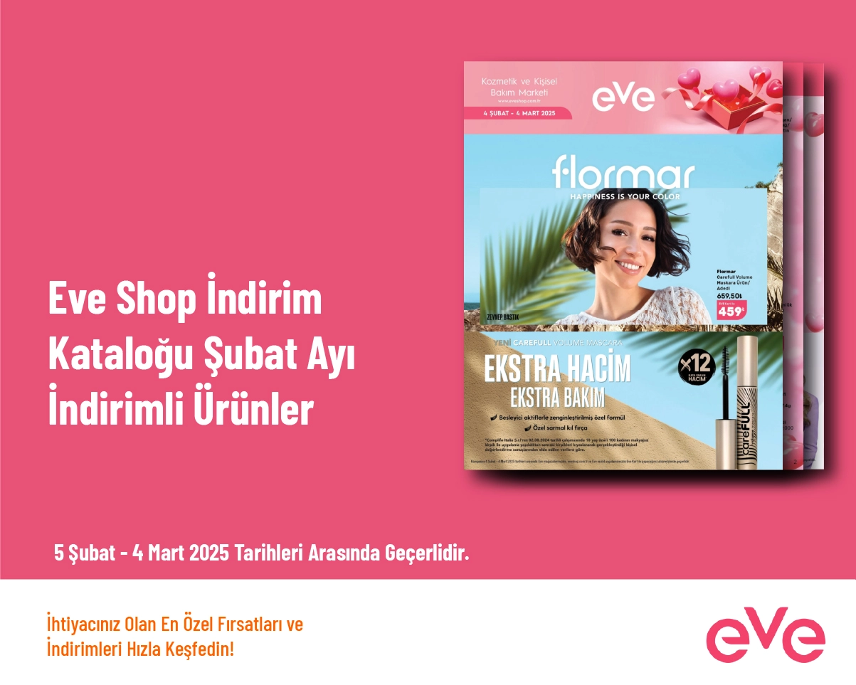 Eve Shop İndirim Kataloğu  - Şubat Ayı İndirimli Ürünler