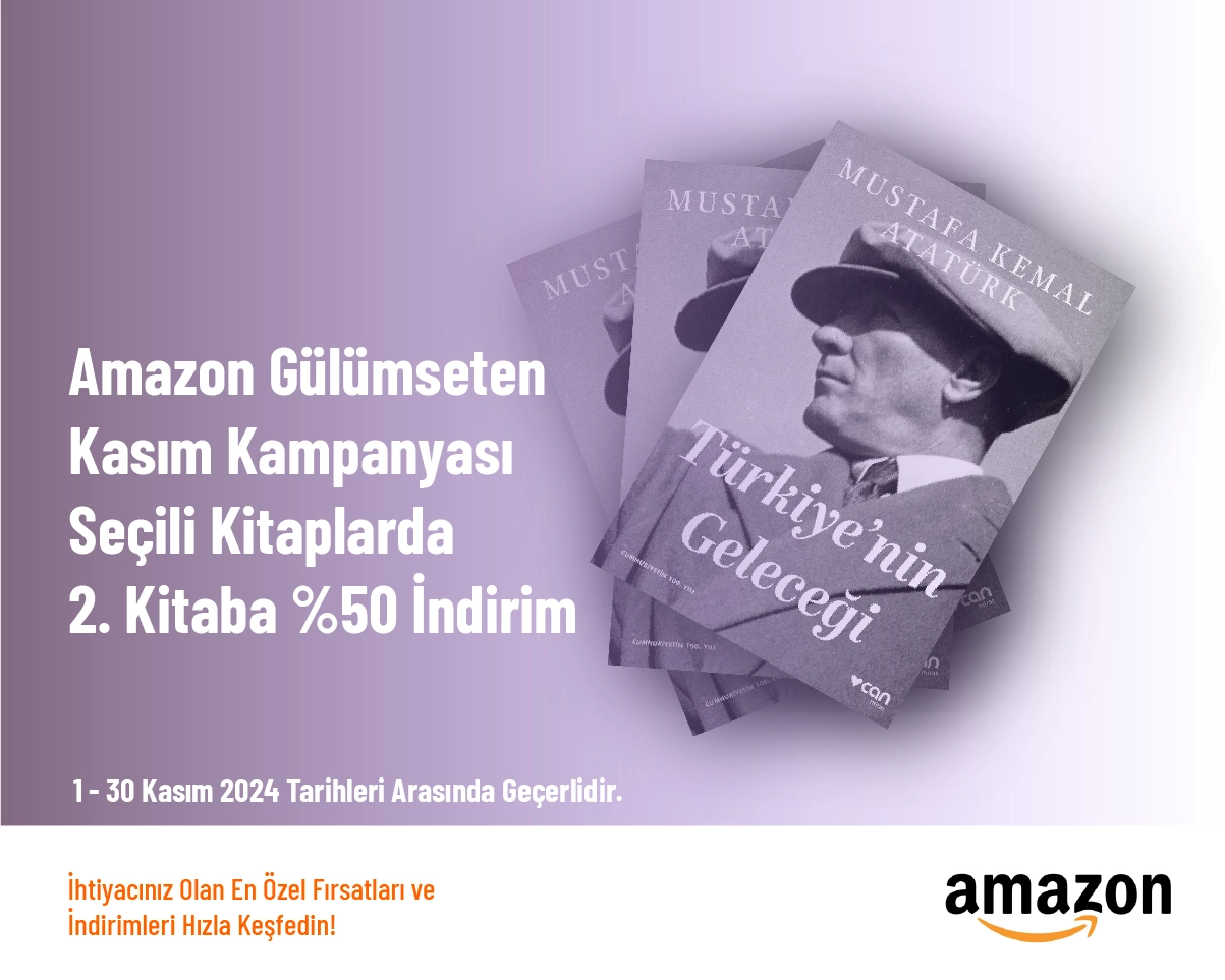 Amazon Gülümseten Kasım Kampanyası - Seçili Kitaplarda 2. Kitaba %50 İndirim