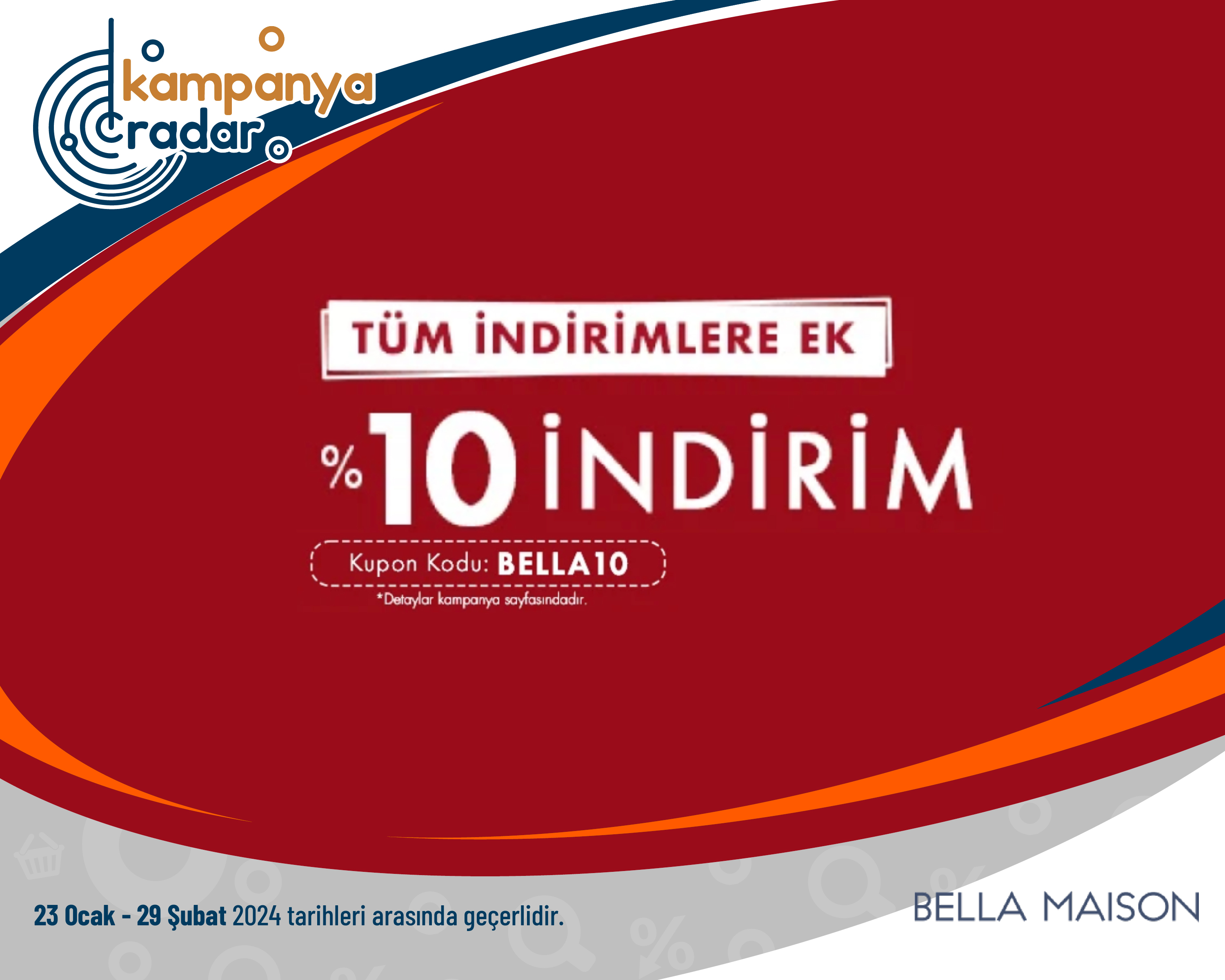 Bellamaison Tüm İndirimlere Ek %10 İndirim