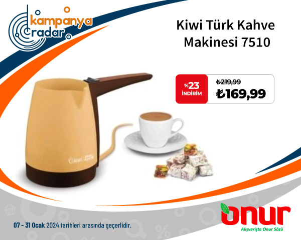 Kiwi Türk Kahve Makinesi 7510