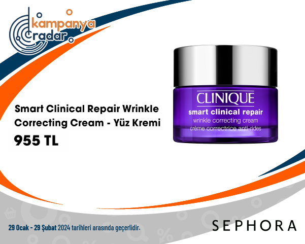 Sephora Smart Clinical Repair Wrinkle Correcting Cream - Yüz Kremi Sephora Smart Clinical Repair Wrinkle Correcting Cream - Yüz Kremi
