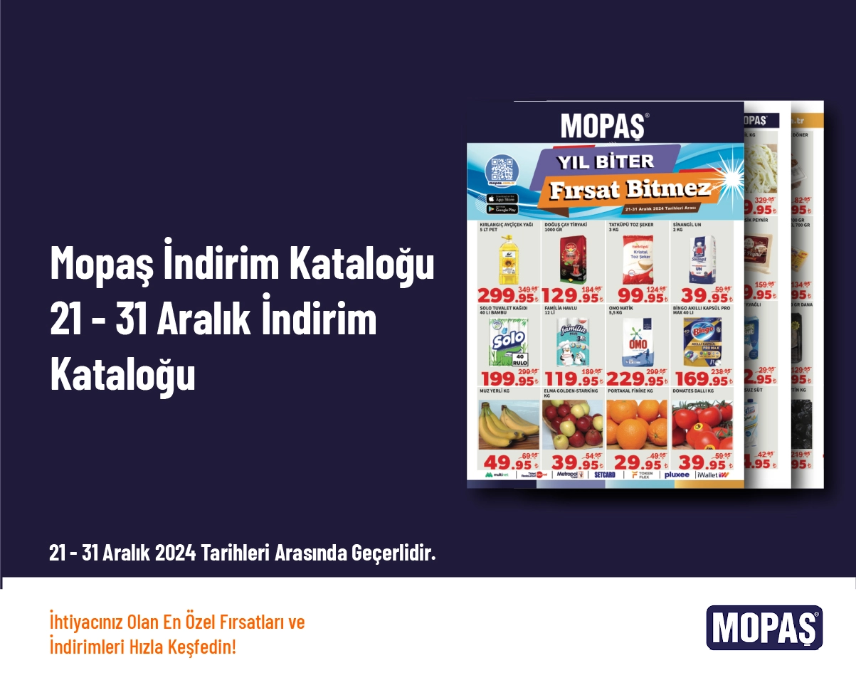 Mopaş İndirim Kataloğu - 21 - 31 Aralık İndirim Kataloğu