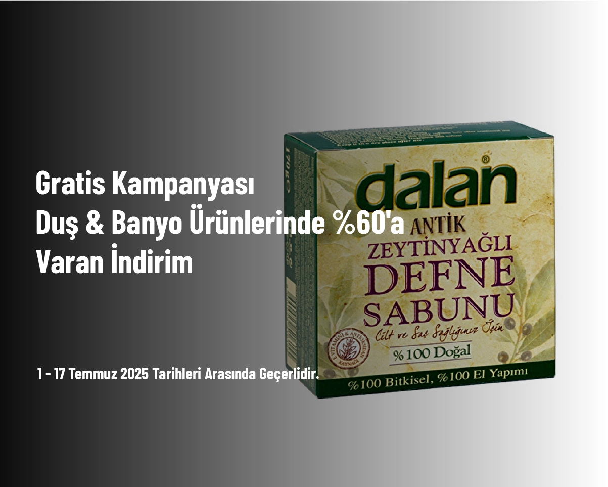 Gratis Kampanyası - Duş & Banyo Ürünlerinde %60'a Varan İndirim Gratis Kampanyası - Duş & Banyo Ürünlerinde %60'a Varan İndirim