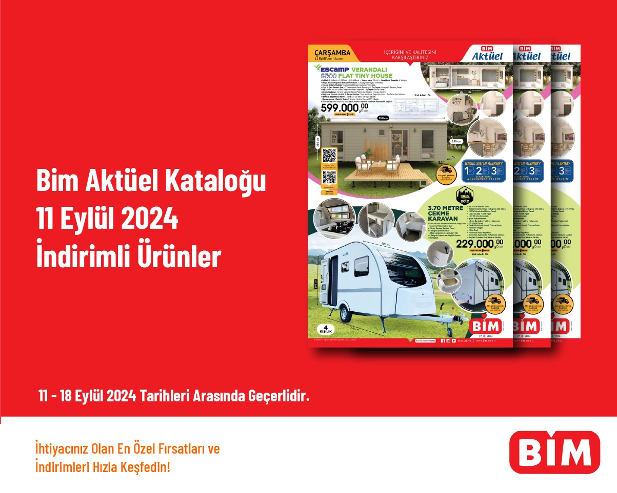 Bim Aktüel Kataloğu - 11 Eylül 2024 İndirimli Ürünler