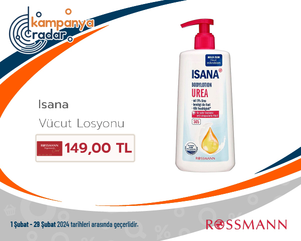 Rossmann Isana Vücut Losyonu