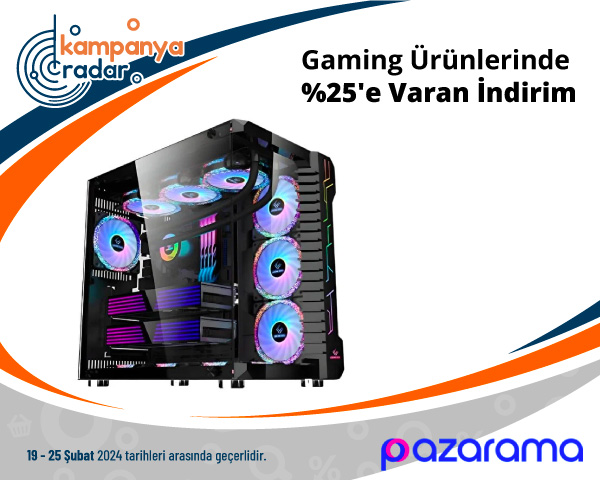 Gaming Ürünlerinde %25'e Varan İndirim