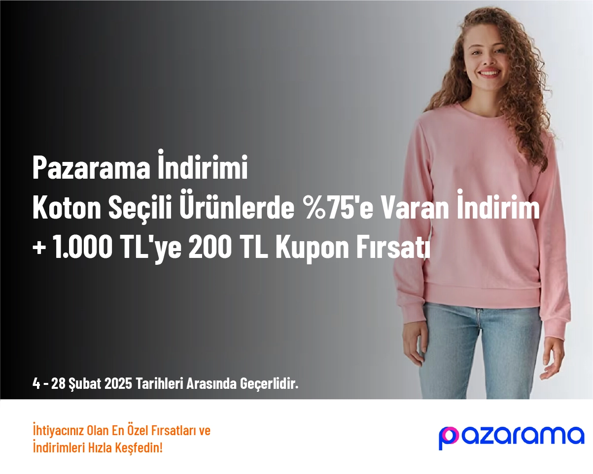 Pazarama İndirimi - Ltb Seçili Ürünlerde %50'ye Varan İndirim