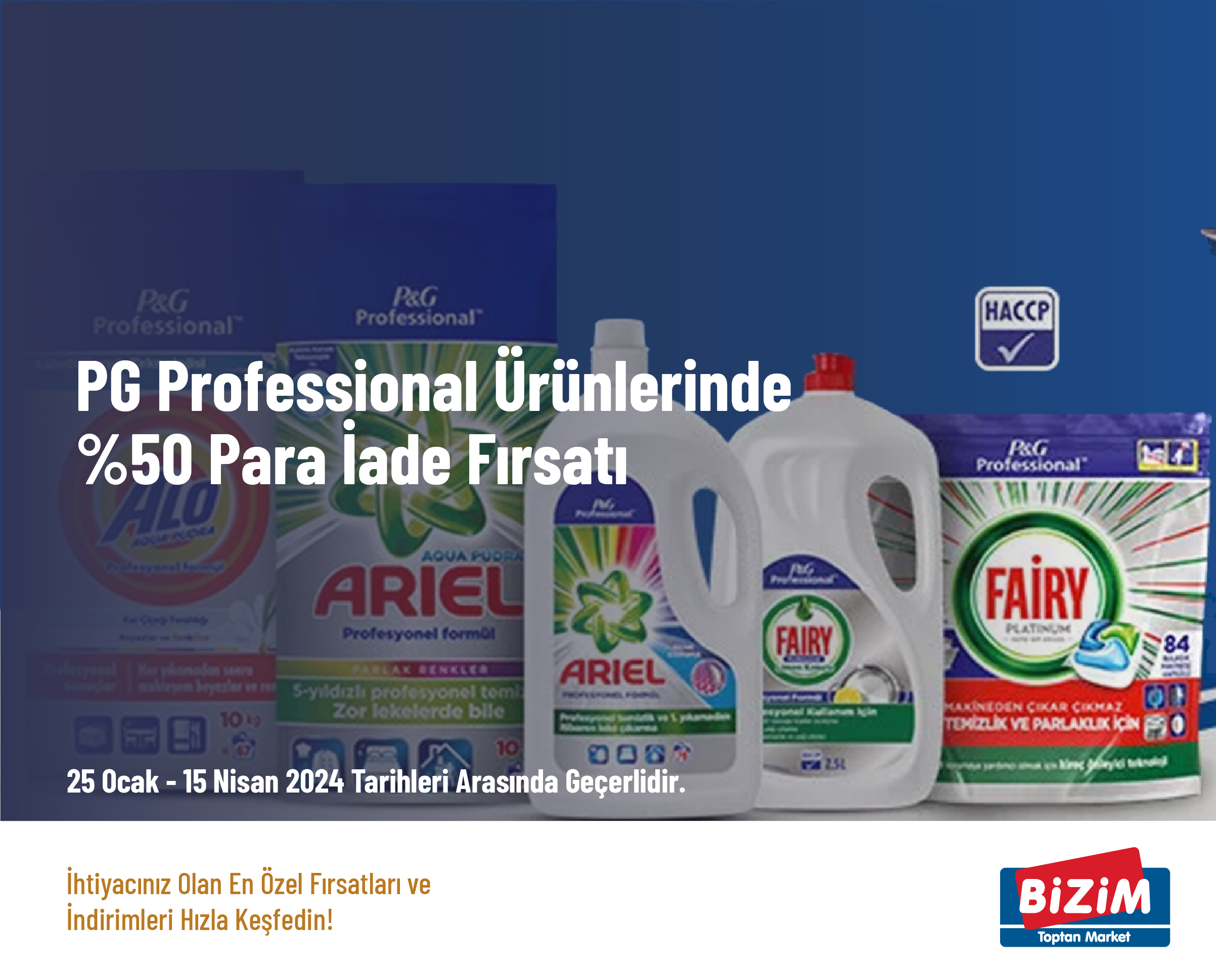 PG Professional Ürünlerinde %50 Para İade Fırsatı