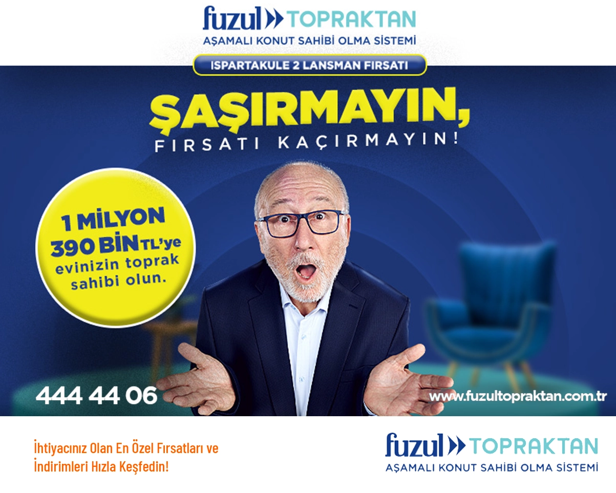 Fuzul Topraktan Ispartakule’de Ev Sahibi Olma Fırsatı