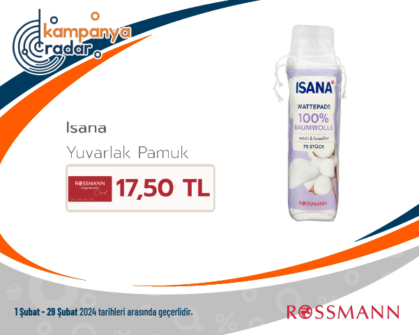 Rossmann Isana Yuvarlak Pamuk