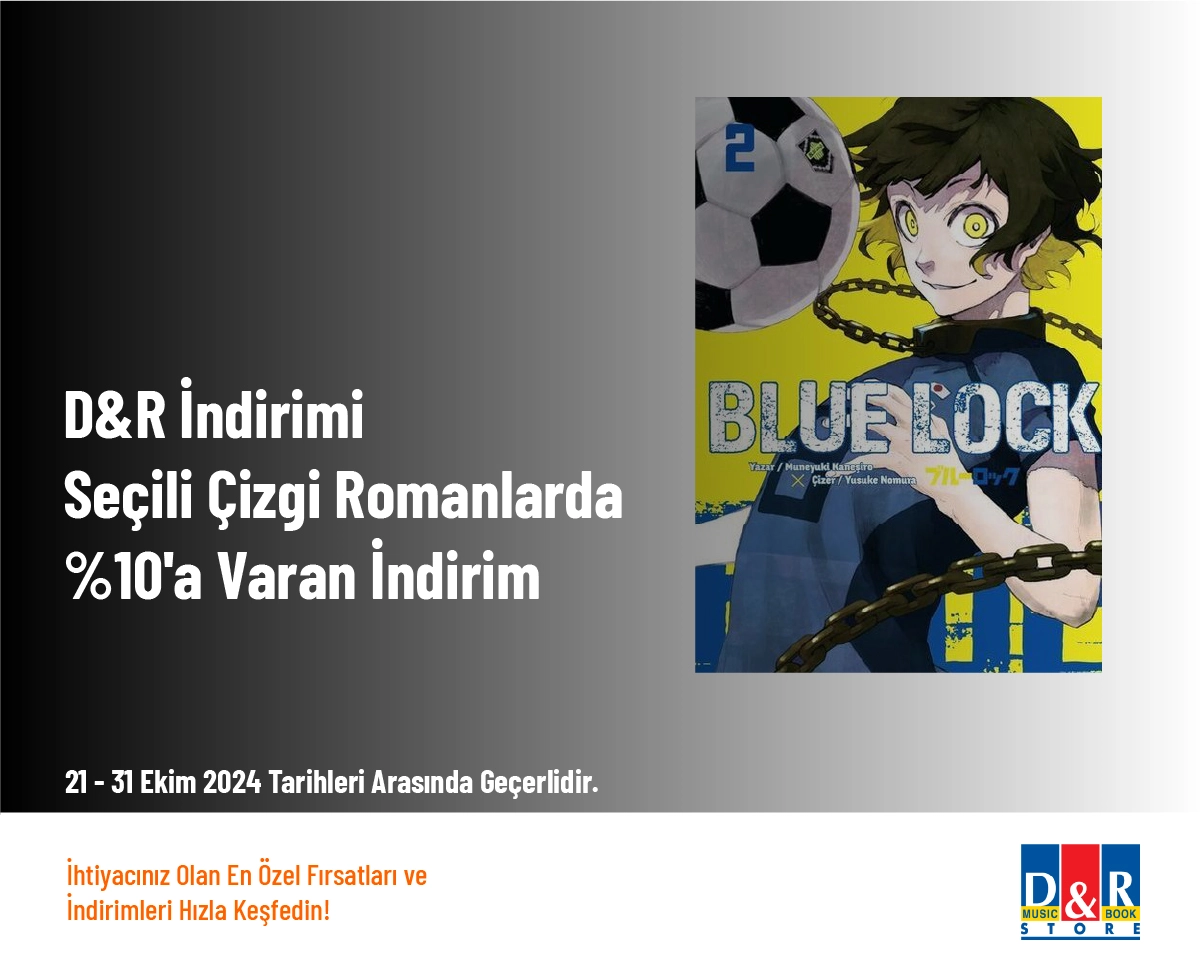 D&R İndirimi - Seçili Çizgi Romanlarda %10'a Varan İndirim