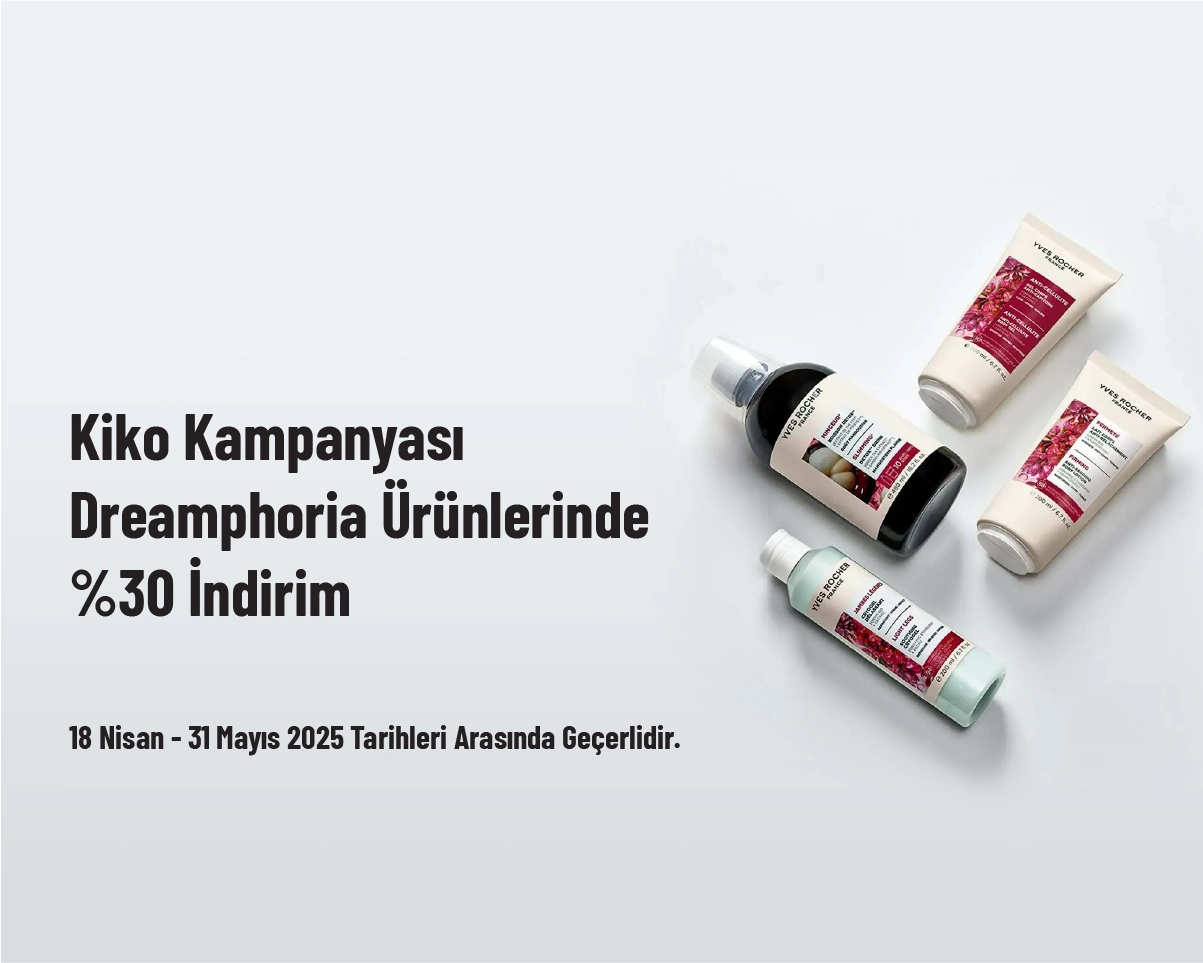 Kiko Kampanyası - Dreamphoria Ürünlerinde %30 İndirim Kiko Kampanyası - Dreamphoria Ürünlerinde %30 İndirim