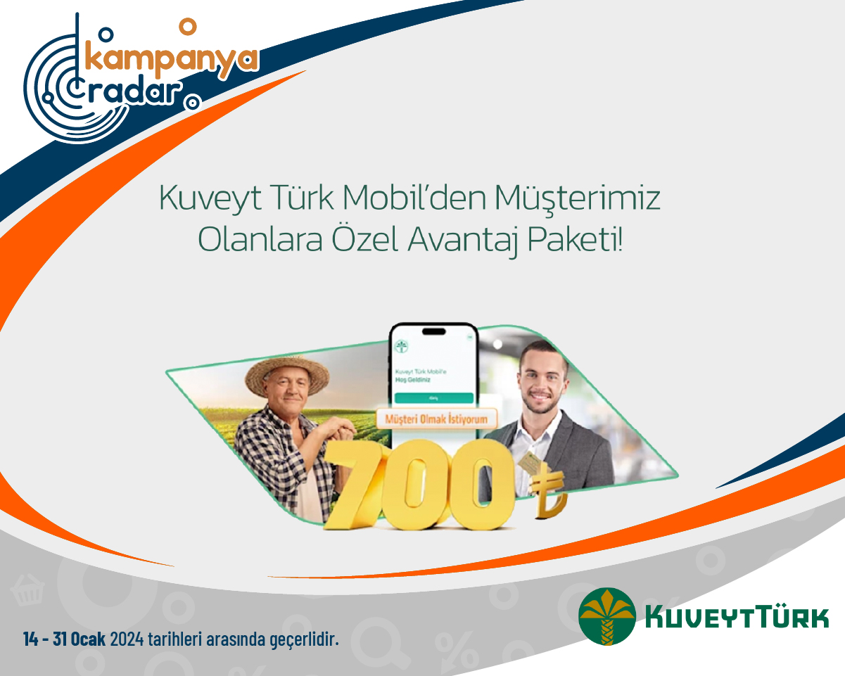 Kuveyt Türk Mobil’den Müşteri Olanlara Özel Avantaj Paketi! Kuveyt Türk Mobil’den Müşteri Olanlara Özel Avantaj Paketi!