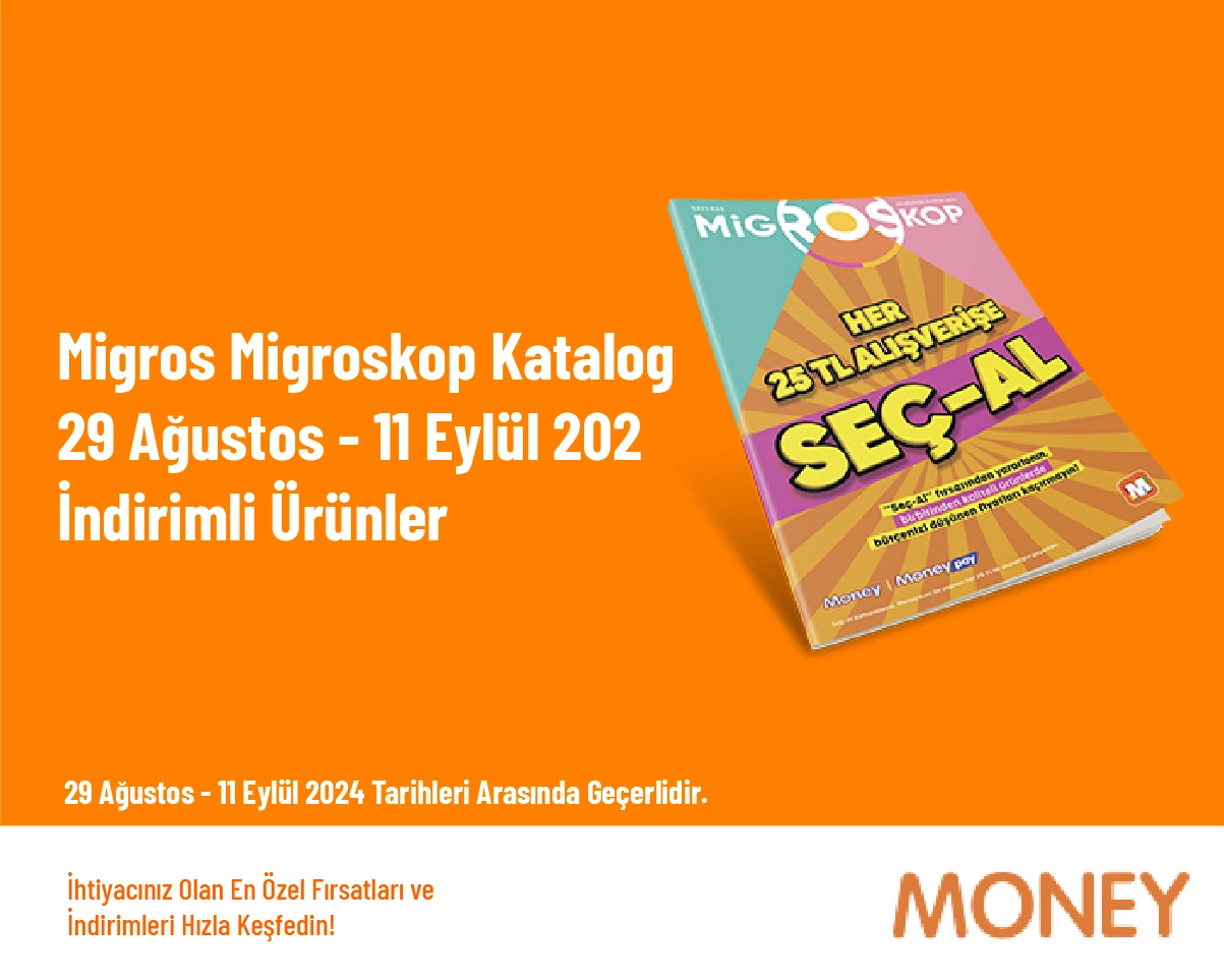 Migros Migroskop Katalog - 29 Ağustos - 11 Eylül 2024 İndirimli Ürünler