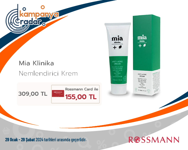 Rossmann Mia Klinika Nemlendirici Krem Rossmann Mia Klinika Nemlendirici Krem