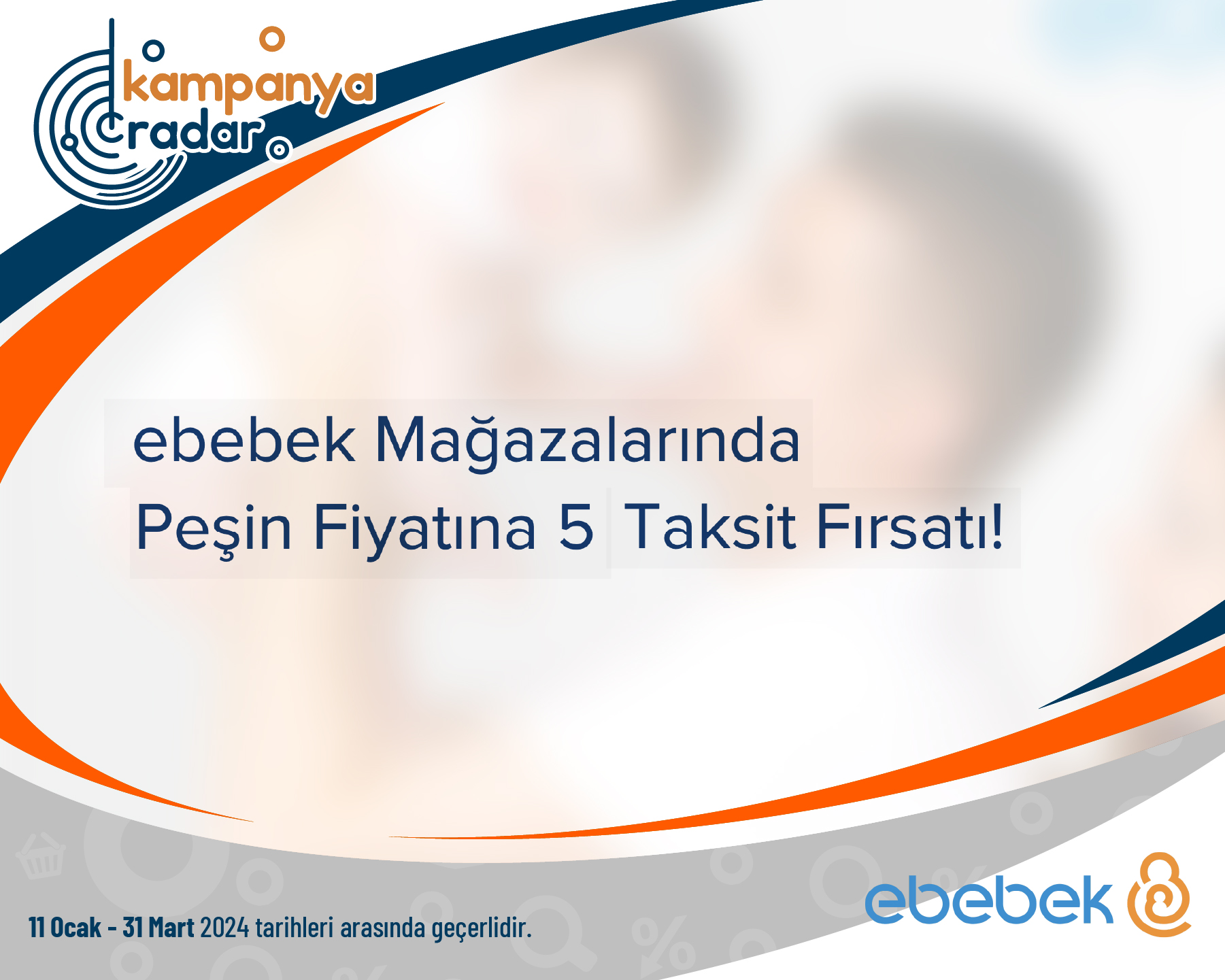 İşbankası E-bebek Mağazalarında Peşin Fiyatına 5 Taksit Fırsatı! İşbankası E-bebek Mağazalarında Peşin Fiyatına 5 Taksit Fırsatı!