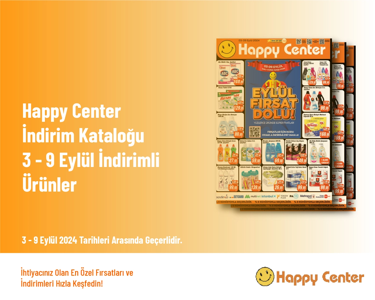 Happy Center İndirim Kataloğu - 3 - 9 Eylül İndirimli Ürünler